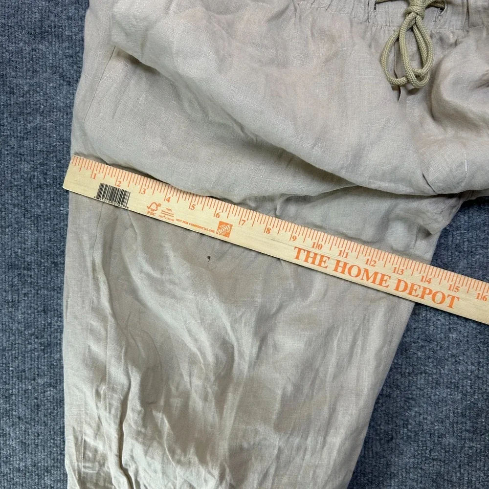 Vintage Iceberg History Taz Linen Blend Pants Men's Drawstring Trousers -‎ 37x35